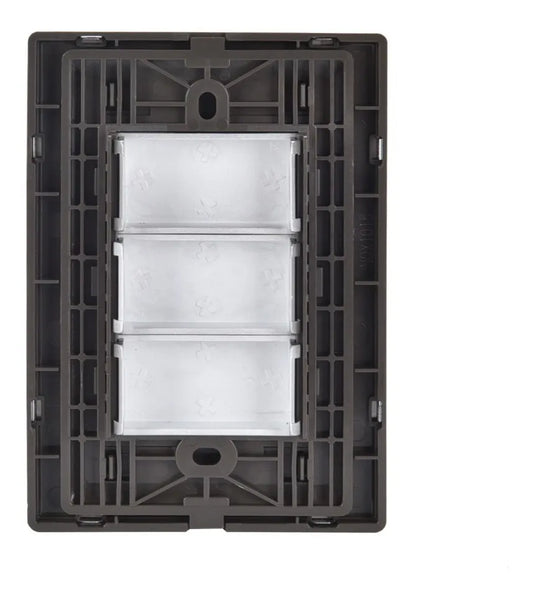 Placa Ciega, Acero Inoxidable Igoto Color Plata