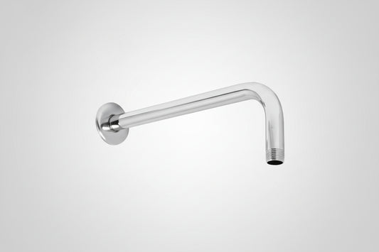 Brazo para regadera Solvex 60 cm inox instalación pared chapetón cromado
