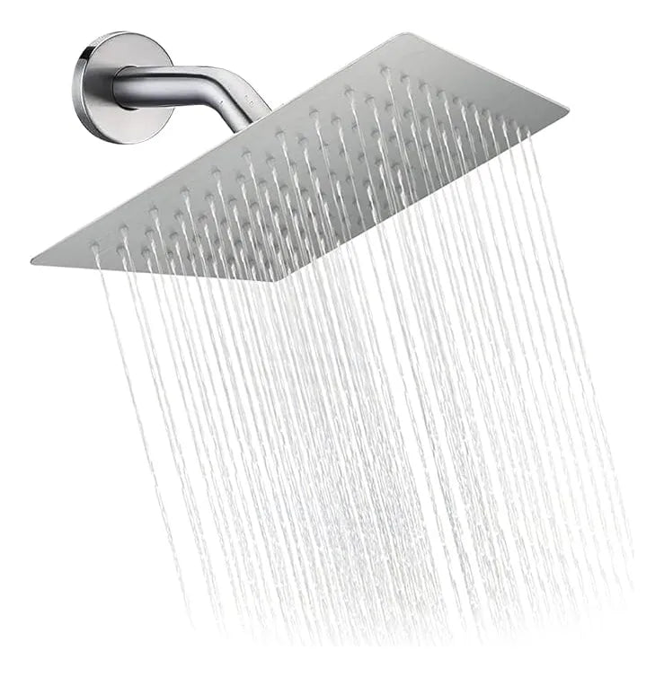 Regadera Cuadrada Solvex 10 Pulgadas Acero Inoxidable
