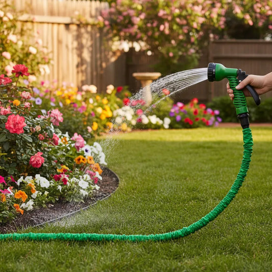 MANGUERA EXTENDIBLE VERDE 15M