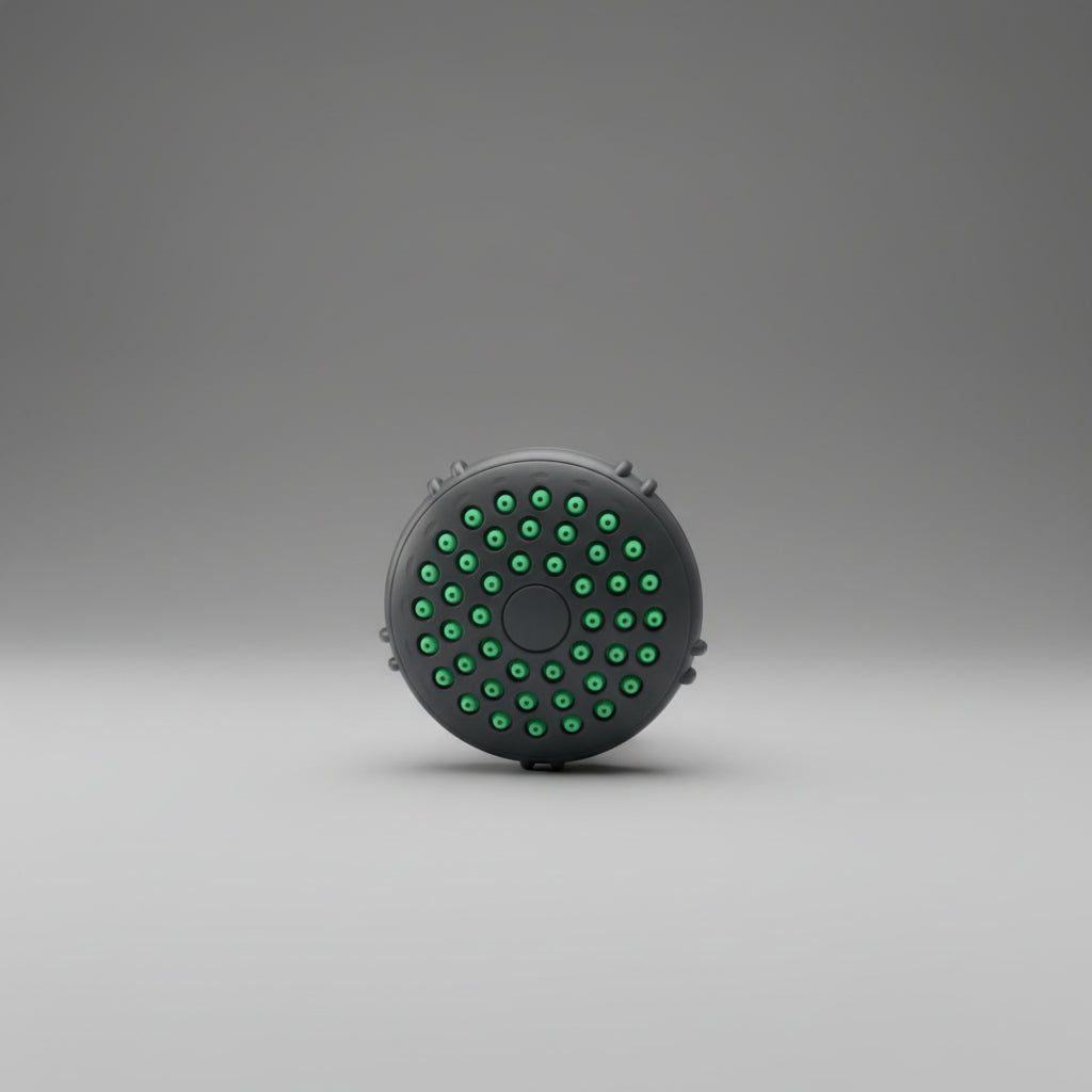 Regadera Antisarro Solvex 3 Pulgadas Cromada - Flujo Ajustable