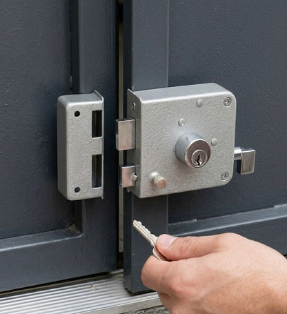 (IZQUIERDA) Cerradura Instala Fácil Fumetax Izquierda - Máxima Seguridad para Puertas de Metal y Madera