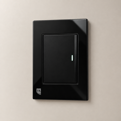 Contacto Duplex Elegante Negro