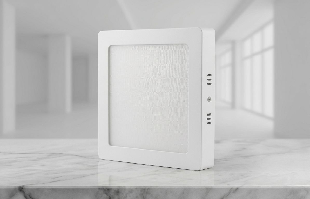 Luminario LED de Sobreponer AKSI - Cuadrado, 18W, Luz Blanca Fría