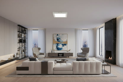 Luminario LED de Sobreponer AKSI - Cuadrado Grande, 24W, Luz Blanca Fría