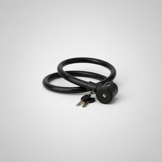 CANDADO DE CABLE CON LLAVE DE 1 METRO motos/bicis/patines