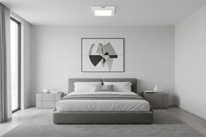 Luminario LED de Sobreponer Aksi - Cuadrado, 6W, Luz Blanca Fría
