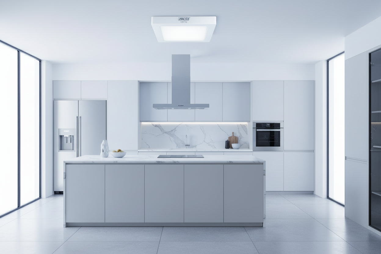 Luminario LED de Sobreponer Aksi - Cuadrado, 6W, Luz Blanca Fría