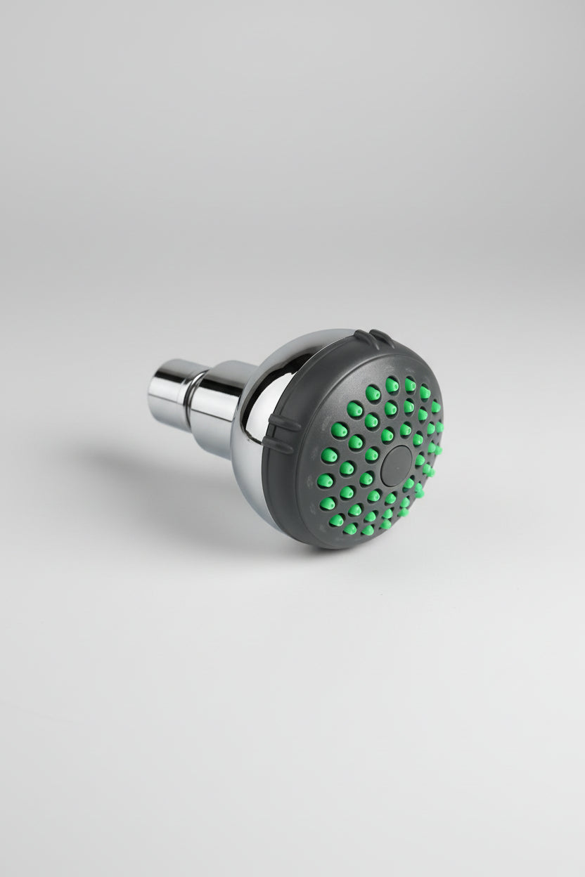 Regadera Antisarro Solvex 3 Pulgadas Cromada - Flujo Ajustable
