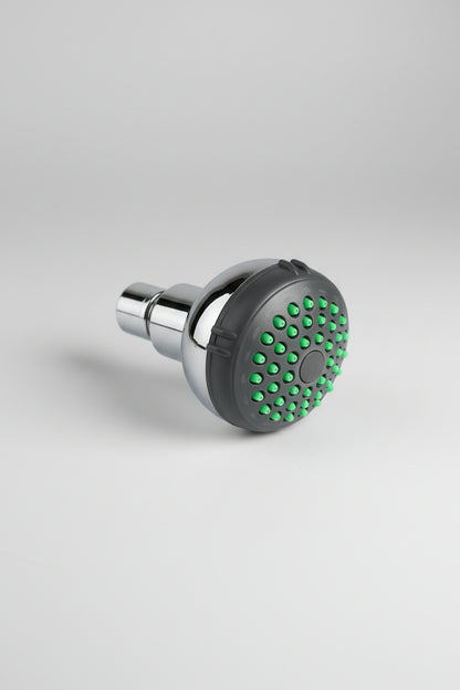 Regadera Antisarro Solvex 3 Pulgadas Cromada - Flujo Ajustable