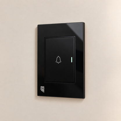 Contacto Duplex Elegante Negro
