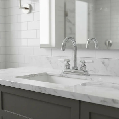 Mezcladora para Lavabo de 4"  – Acabado Cromado