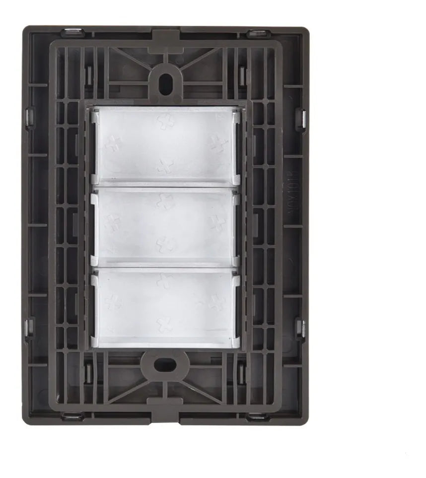 Placa Ciega, Acero Inoxidable Igoto Color Plata