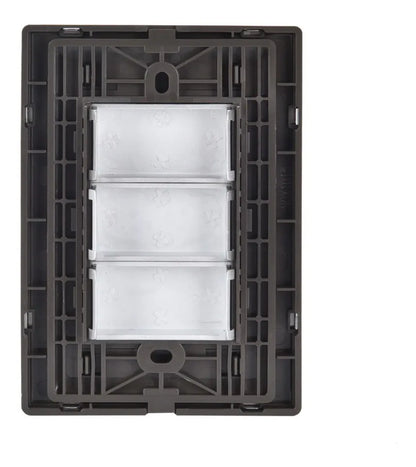Placa Ciega, Acero Inoxidable Igoto Color Plata
