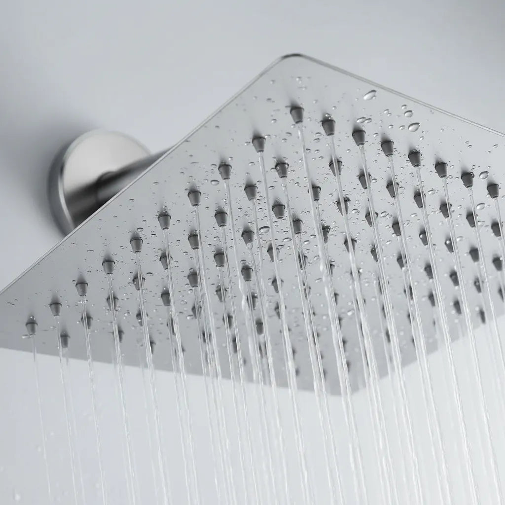 Regadera Cuadrada Solvex 10 Pulgadas Acero Inoxidable