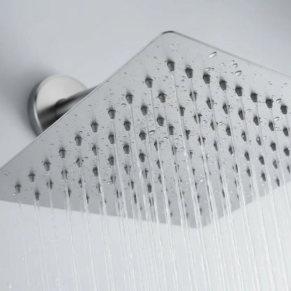 Regadera Cuadrada Solvex 10 Pulgadas Acero Inoxidable