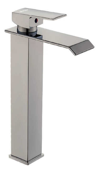 Monomando Para Lavabo Acero Satínado 32 Cm