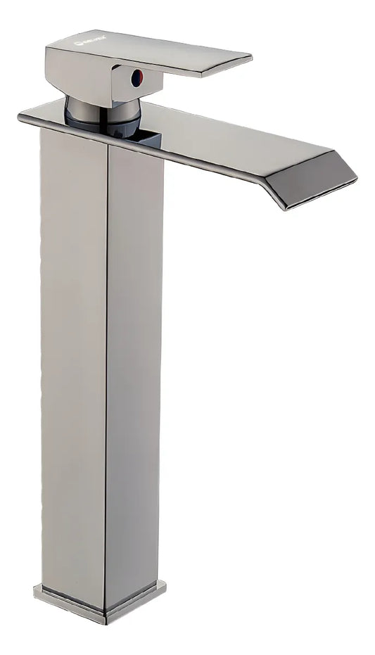 Monomando Para Lavabo Acero Satínado 32 Cm