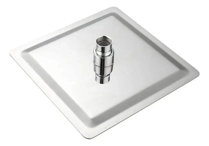 Regadera Cuadrada Solvex 6 Pulgadas Acero Inoxidable - Cromo Espejo