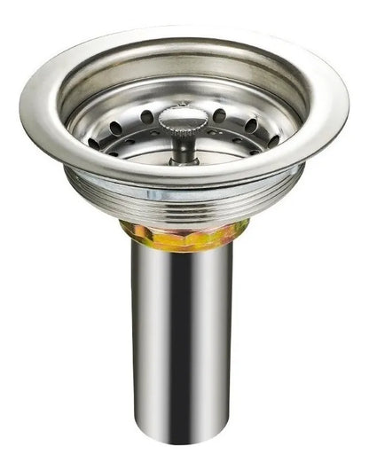 Contracanasta Fregadero Cocina Acero Inoxidable Cromado Color Plateado Plateado