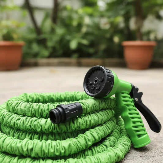 MANGUERA EXTENDIBLE VERDE 15M