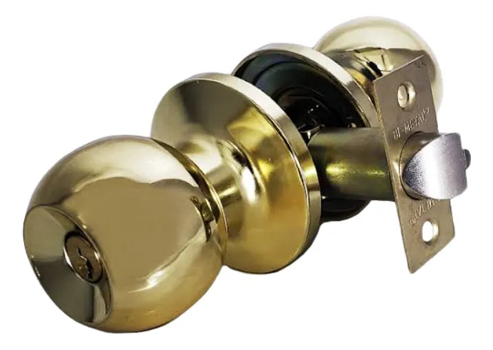 Cerradura Perilla Chapa Bola Puerta Recamara  Dorado
