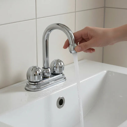 MEZCLADORA PARA LAVABO CROMADA