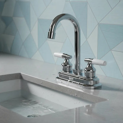 Mezcladora para Lavabo de 4"  – Acabado Cromado