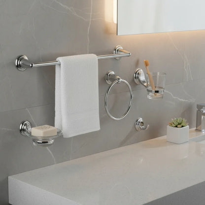 JUEGO DE ACCESORIOS PARA BAÑO CROMO 6 PIEZAS