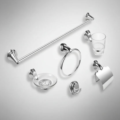JUEGO DE ACCESORIOS PARA BAÑO CROMO 6 PIEZAS