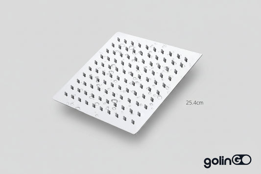Regadera Cuadrada Solvex 10 Pulgadas Acero Inoxidable