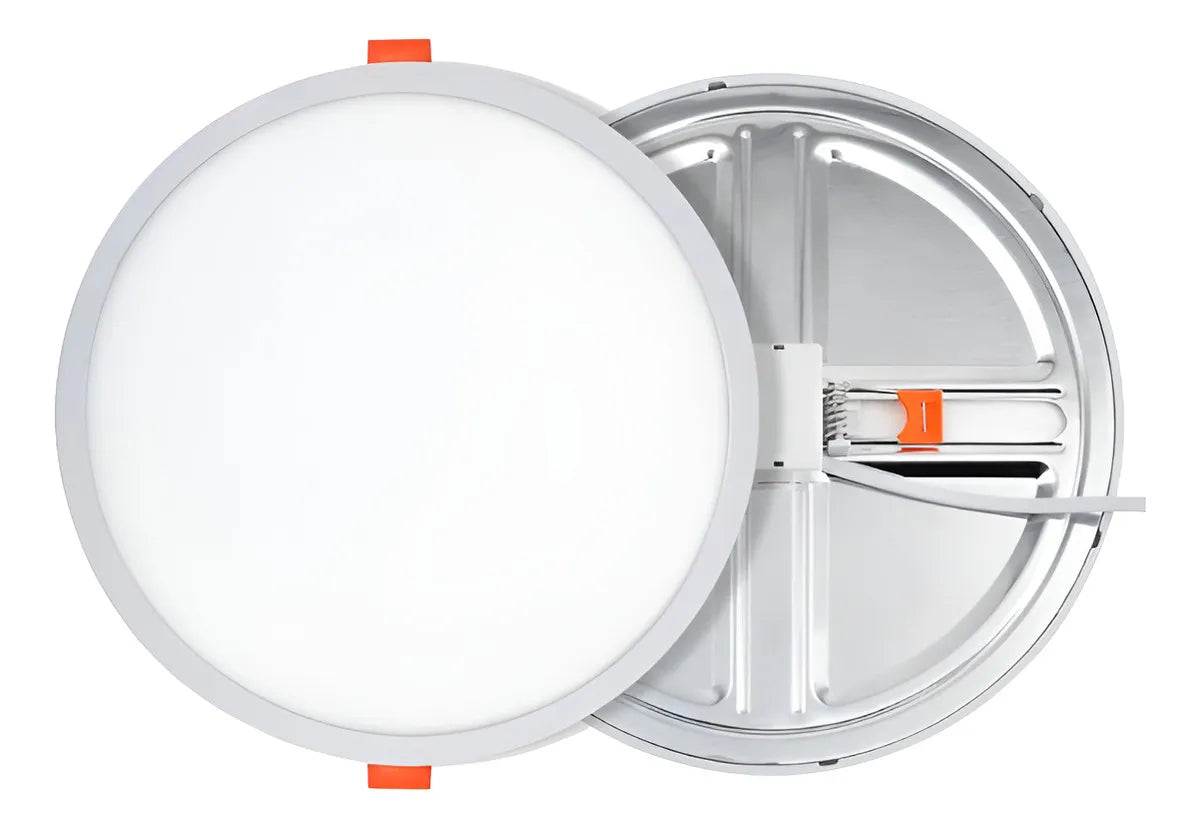 Plafon Led 24w Luminario Empotrado Spot Ajustable LUZ BLANCA