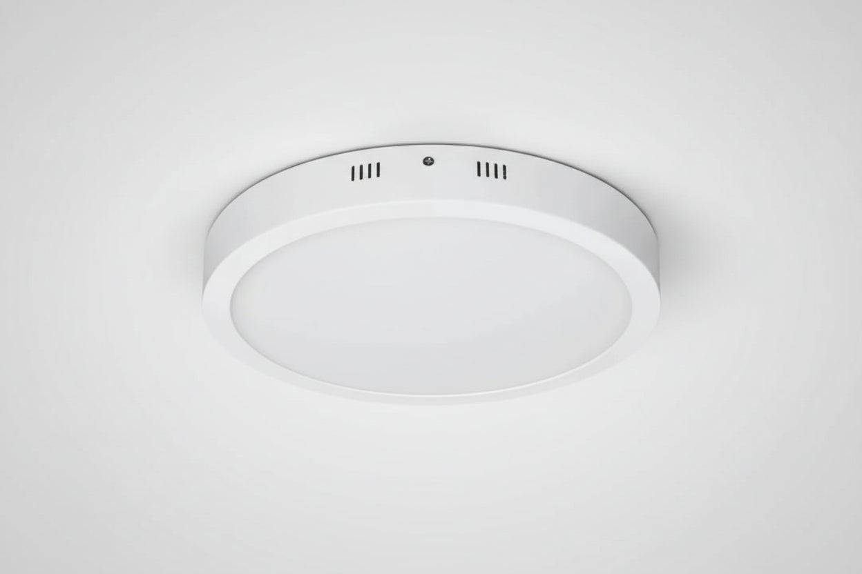 Panel LED Redondo de Sobreponer 18W – Luz Blanca Potente y Ahorro de Energía