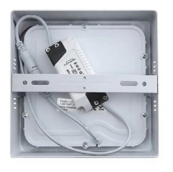 Luminario LED de Sobreponer AKSI - Cuadrado, 12W, Luz Blanca Frí