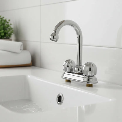 MEZCLADORA PARA LAVABO CROMADA
