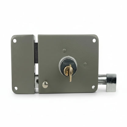 (DERECHA) Cerradura Instala fácil Fumetax - Seguridad para Puertas de Metal o Madera