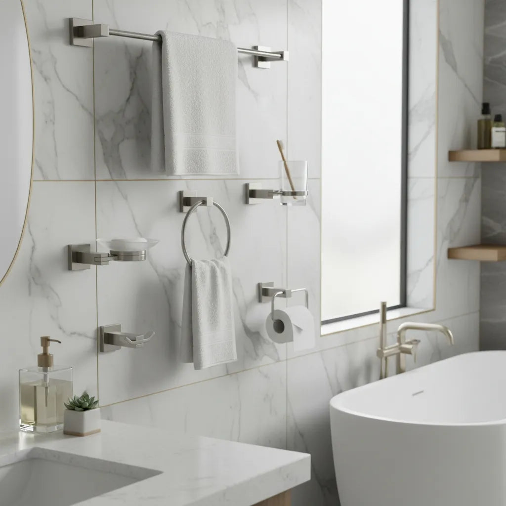 JUEGO DE ACCESORIOS PARA BAÑO DE LUJO