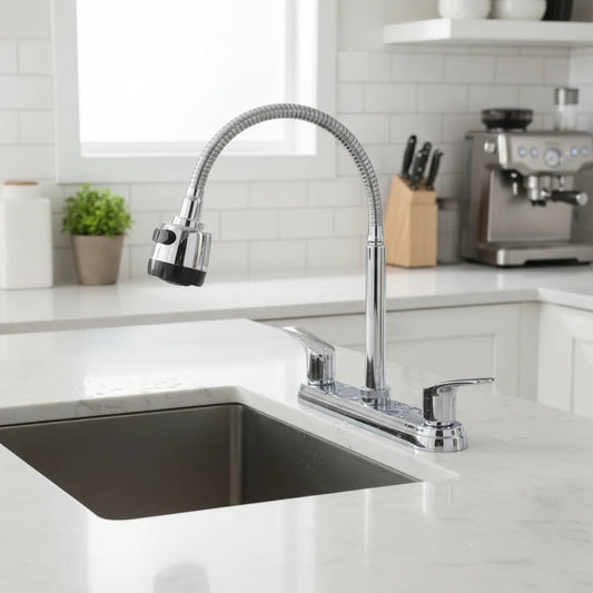 MEZCLADORA PARA FREGADERO 8"