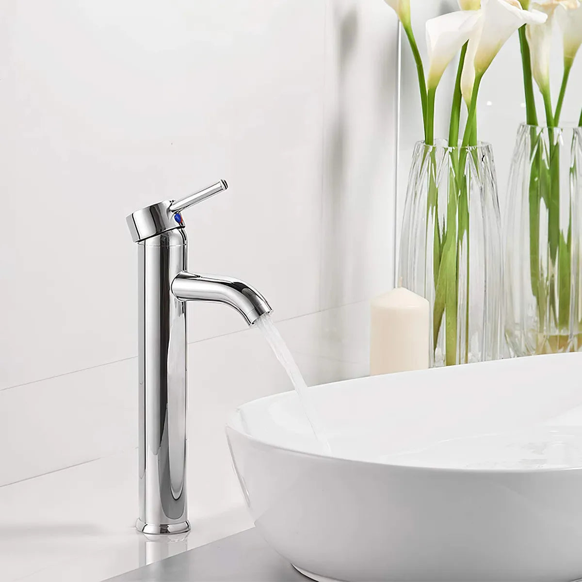 MONOMANDO PARA LAVABO CON MANGUERAS