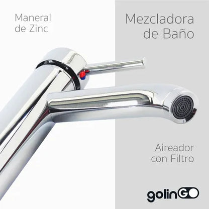 MONOMANDO PARA LAVABO CON MANGUERAS