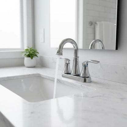 Mezcladora para Lavabo Solvex Basic – Acabado Cromado con Manerales de Palanca