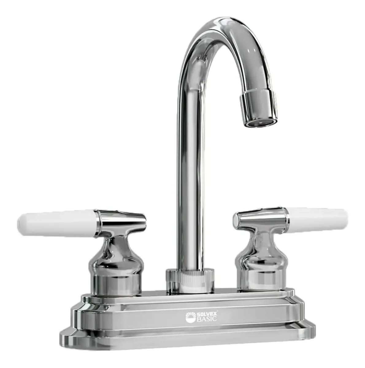 Mezcladora para Lavabo de 4"  – Acabado Cromado