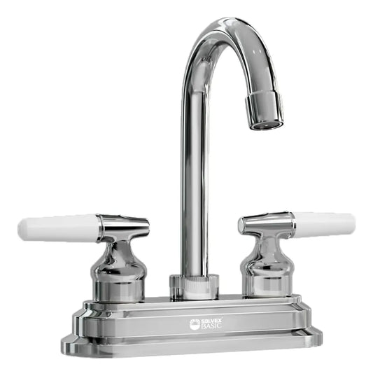 Mezcladora para Lavabo de 4"  – Acabado Cromado