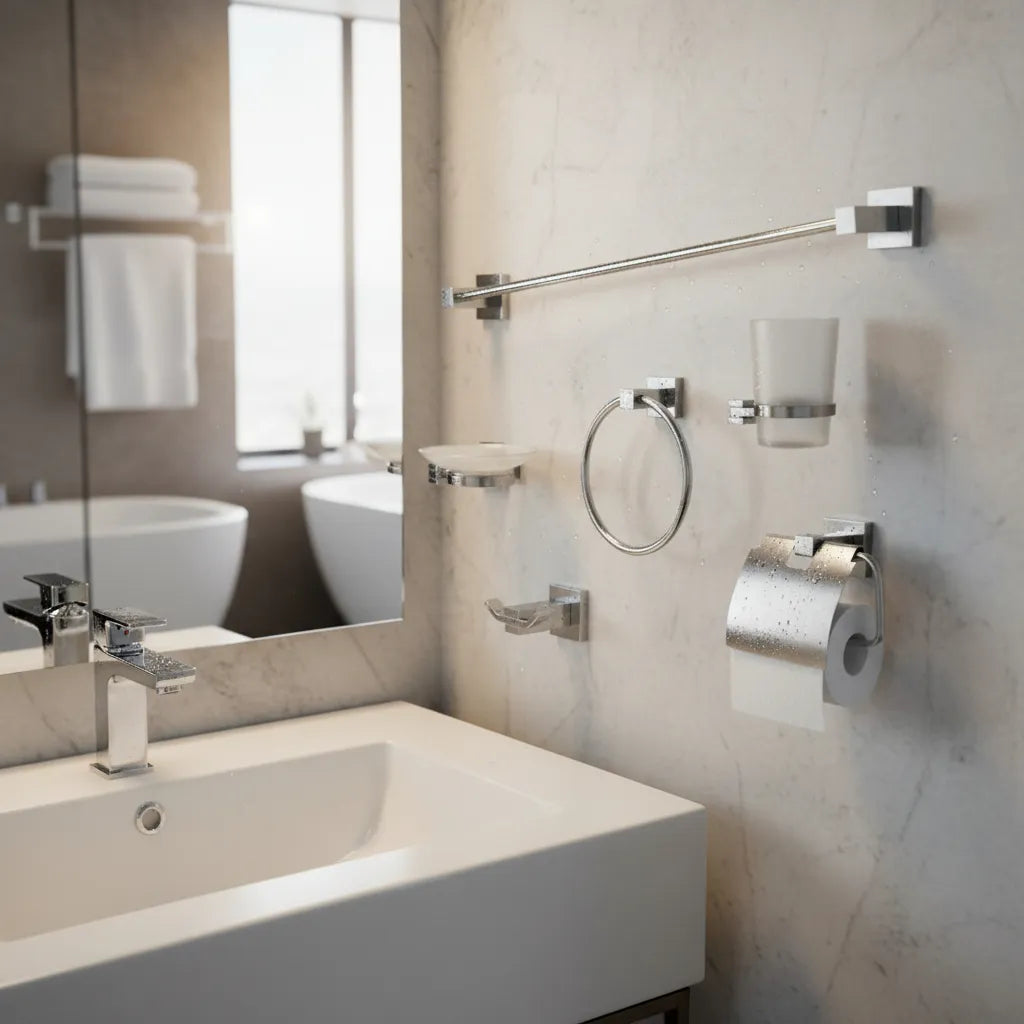 JUEGO DE ACCESORIOS PARA BAÑO DE LUJO