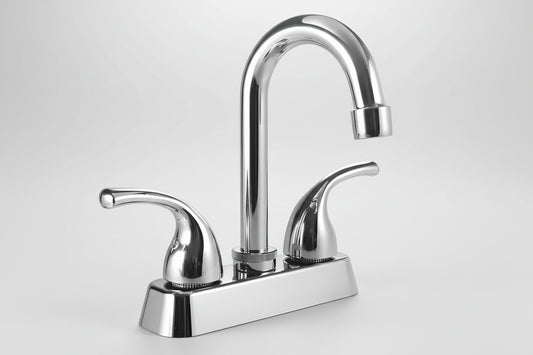 MEZCLADORA PARA LAVABO ACABADO CROMADO