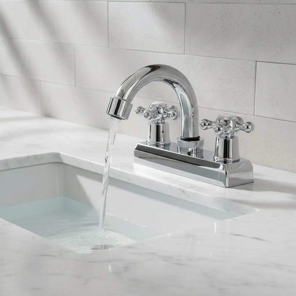 Mezcladora para Lavabo Solvex 4 Pulgadas Cromada