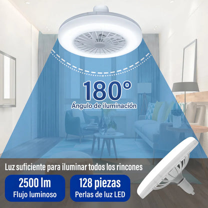 LAMPARA CON VENTILADOR