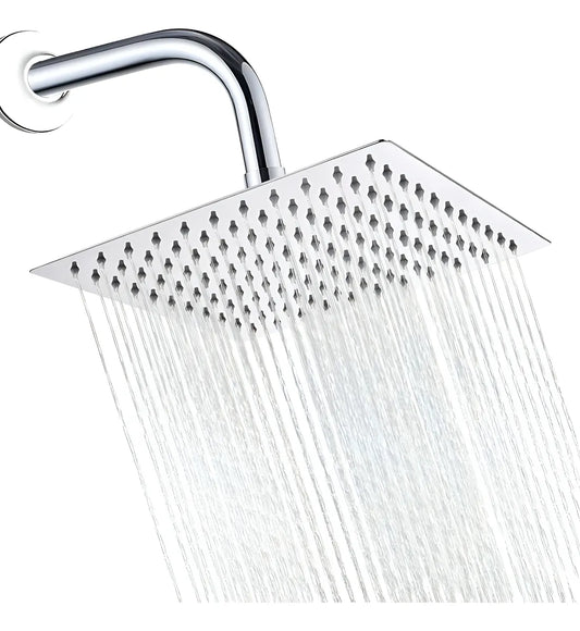 Regadera Cuadrada Solvex 10 Pulgadas Acero Inoxidable