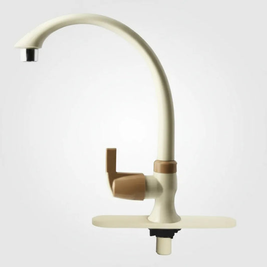 Llave Fregadero Abs Color Cafe, Llave Grifo Individual Cafe