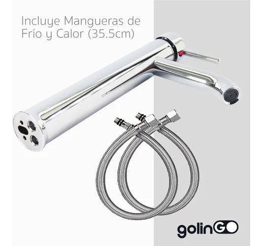 MONOMANDO PARA LAVABO CON MANGUERAS